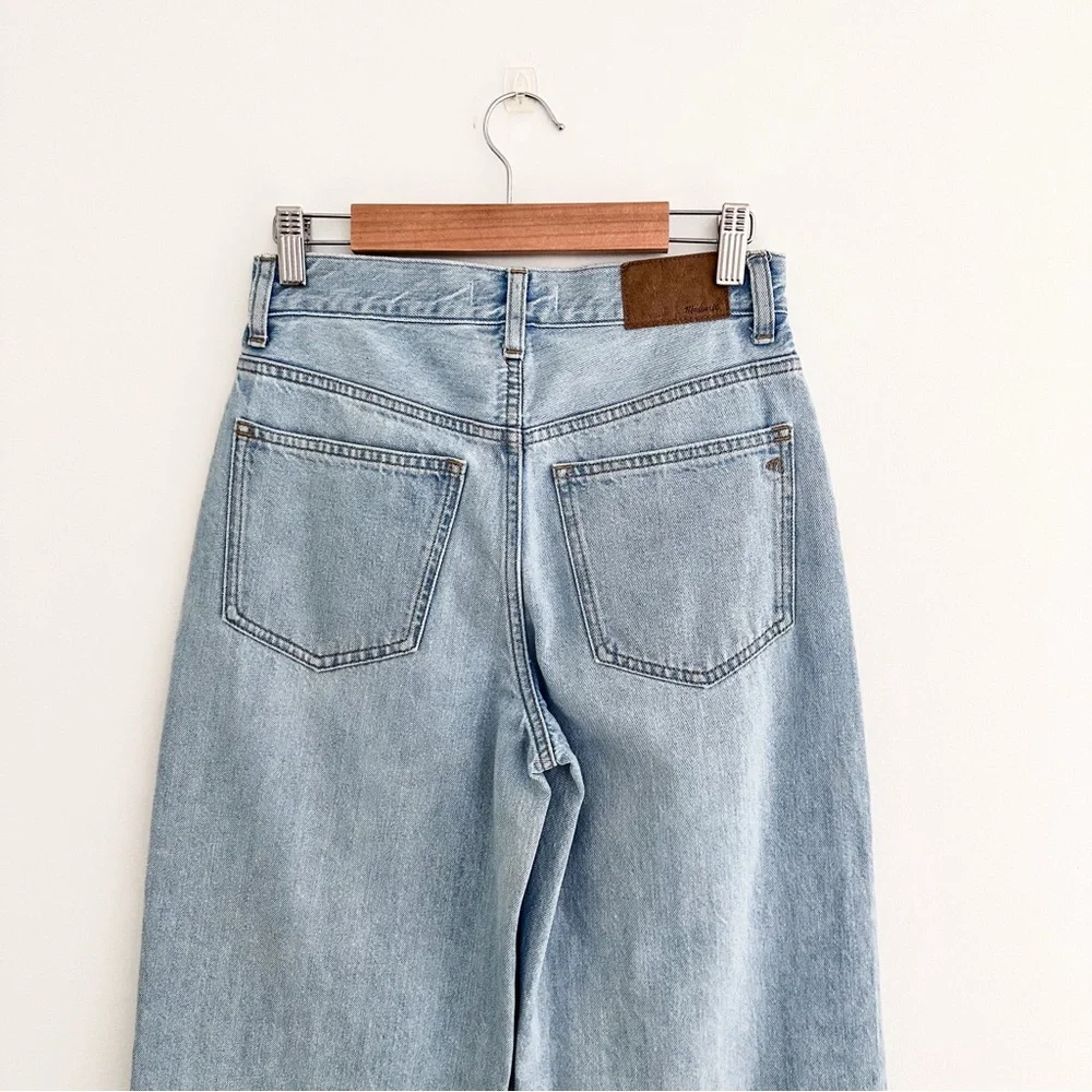 Madewell The Perfect Vintage Wide-Leg Crop Jean Light Wash - Picture 8 of 10